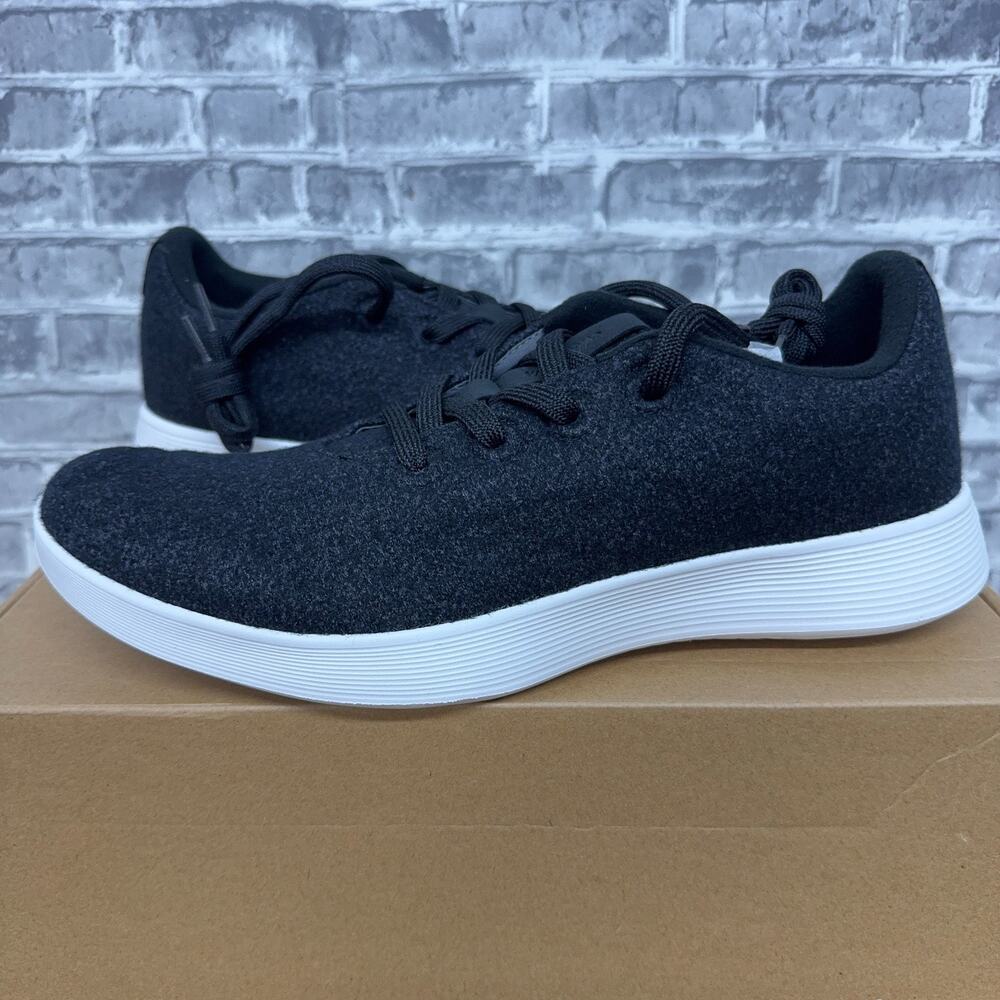 Allbirds Wool Runner NZ Natural Black Blizzard Low Top Mens Size 12.5 New